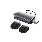 お買い得  パソコン＆オフィス-Baseus カードリーダー USB C &amp; usb3.0 に sd micro sd tf メモリカードデバイス 104mb/s 2tb スマートカードリーダーラップトップアクセサリー用