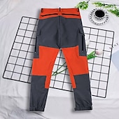 abordables pantalones activos para hombre-Hombre Pantalones cargo Pantalones de trabajo Pantalones de chándal Ropa de calle Bloque de color Al aire libre Ripstop Transpirable Multi bolsillo Reductor del Sudor Prendas de abajo 6 bolsillos