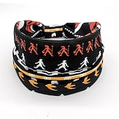abordables Accessoires de coiffure-Bandes de cheveux pour femmes, motifs imprimés africains, large bord, nouage élastique, bandeaux de sport, de yoga, couvre-chef pour femmes, accessoires pour cheveux