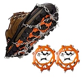 cheap Home Supplies-Crampons Ice Cleats For Boots Shoes, Anti Slip Stainless Steel Spikes For Outdoor Hiking Fishing Walking Climbing Mountaineering