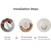 cheap Household Appliances-Toilet Deodorizer With Incense Home Generation Mini Air Purifier LED Ultraviolet Toilet Disinfection Lamp Uvc Germicidal Lamp