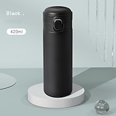 cheap Household Appliances-Smart Thermos Mug Mini Stainless Steel Thermos Cup Portable Leak Proof Water Cup with Filter Water Vacuum Tea Coffee Bottle Cup