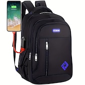 olcso Laptoptáskák és -hátizsákok-1db ultrakönnyű hátizsák férfi számítógépes hátizsák nagy kapacitású utazási középiskolás kisiskolásoknak iskolatáska usb töltőporttal fröccsenésmentes víz iskolatáska laptop notebook táska