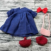 cheap Doll Clothing &amp; Accessories Sets-Waldorf Doll Change Clothes Material Bag Personality Set Waldorf Handmade Muppet Doll
