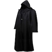 economico Trench da uomo-Per uomo Trench Poncho Mantello con cappuccio Feste Esterno Autunno inverno Poliestere Capispalla Abbigliamento Di tendenza Streetwear Liscio Con cappuccio Apertura anteriore
