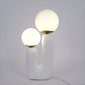 preiswerte Nachttischlampe-Schreibtischlampe modern G9 2-Kopf-Licht Zuhause nordisch dekorative Tischbeleuchtung Arbeitszimmer 110–240 V