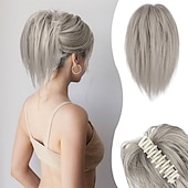 abordables Chignons-chignons Chignon Queue de cheval avec griffe Cheveux Synthétiques Pièce de cheveux Extension des cheveux Droit Soirée Usage quotidien Soirée &amp; Evénement A1 A2 A3