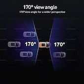 preiswerte Autofestplattenrekorder-4 Kanäle 1080p1080p1080p1080p WiFi GPS Auto DVR Doppelobjektiv 8 Infrarotlicht Nachtsicht 4 Objektiv 170 Grad Dashcam Autokamera