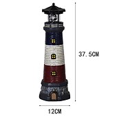 baratos Refletores Externos-Farol vintage para jardim ao ar livre, à prova d'água, resina solar, decoração, pátio, luz de paisagem, projeção de luz, ponto de luz