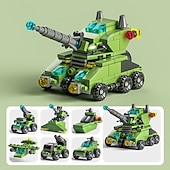 economico oggetti di scena per cabine fotografiche-auto da assemblaggio modulari di piccole particelle bancarelle per ragazzi giocattoli puzzle per bambini veicolo tanspolizia