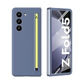 cheap Samsung Cases-Phone Case For Samsung Galaxy Z Fold 6 Z Fold 5 Z Fold 4 Z Fold 3 Back Cover with Screen Protector Pencil Holder Full Body Protective PC