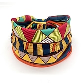 abordables Accessoires de coiffure-Bandes de cheveux pour femmes, motifs imprimés africains, large bord, nouage élastique, bandeaux de sport, de yoga, couvre-chef pour femmes, accessoires pour cheveux