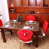 economico Decorazione per Tavolo e Sala da Pranzo-10 pezzi copri coltello e forchetta natalizi, tappi per bottiglie di vino, accessori per utensili da cucina, 10 pz