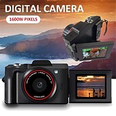 baratos Câmaras, Fotografia &amp; Vídeo-câmera digital selfie com tela flip câmera de vídeo com zoom digital câmera compacta para vlogs