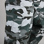 cheap Cargo Pants-Men's Cargo Pants Cargo Trousers Hiking Pants Pocket Plain Comfort Quick Dry Daily Outdoor Going out Fashion Casual Blue Camouflage Blue