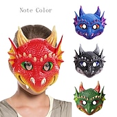 お買い得  ハロウィン 2024-動物緑の魚ヘッドカバーオランウータン馬頭象オンドリヘッドカバー豚頭ヒョウトラキツネマスクラテックスコスプレ用