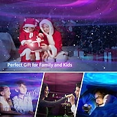economico Lampada proiettore e proiettore laser-proiettore galattico proiettore stellare luce notturna con timer remoto e altoparlante bluetooth per la camera da letto 29 effetti di luce area più grande forme galattiche proiettore di luce per