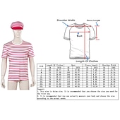 preiswerte Herrenkostüme-Puppe Cosplay Kostüm Maskerade Retro Vintage Knallpink Film Cosplay for Herren Damen Erwachsene Maskerade Junggesellinnenabschiedsparty