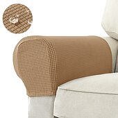 billiga Fotpallöverdrag-stretch armstödsöverdrag spandex vattentäta armskydd för stolar vinröd soffa soffa fåtölj överdrag för vilstol soffa set om 2st