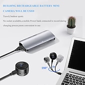 cheap Indoor IP Network Cameras-Wireless Outdoor 1080P Battery Camera - HD Night Vision, Wi-Fi Remote Monitoring, 2.4G Network Security Camera