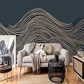 voordelige Behang-cool wallpapers 3d abstracte muurschildering behang muurschildering muurstickers bladeren abstracte schets foto geschikt voor hotel woonkamer slaapkamer art deco