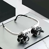 お買い得  修理ツールとキットを見る-1pc 8x 15x 23x ダブル LED ライト拡大鏡、時計修理拡大鏡、ミニチュア拡大鏡、時計製造用の目の拡大修理ツール、コイン スタンプ、通貨帳簿エラー、ジュエリー ネックレス拡大鏡、ビーズ生物学ルーペ顕微鏡