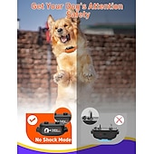 economico Addestramento e accessori educativi per cani-collare antiabbaio per cani di grossa taglia con raggio d&#039;azione di 3.300 piedi combinato collare antiabbaio e addestramento con 3 modalità segnale acustico vibrazione shock di sicurezza dispositivo