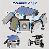 economico Applique per esterni-1 pc 8 W Illuminazione esterna da parete Ad energia solare Luce fredda 3.2 V 300 Perline LED