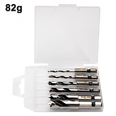 ieftine set de burghie-Set 6 bucăți burghie HSS pentru lemn cu tijă hexagonală de schimbare rapidă de 1/4 inch 3/32 1/8 3/16 1/4 5/16 3/8