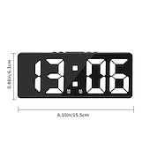 cheap Radios and Clocks-LED Clock Large Screen Digital Clock Bedroom Bedside Clock Korean Fashion Clock