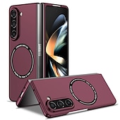 cheap Samsung Cases-Phone Case For Samsung Galaxy Z Fold 7 Z Fold 6 Z Fold 5 Z Fold 4 Z Fold 3 Back Cover With Magsafe Support Wireless Charging Shockproof PC