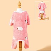 tanie Piżama-Psy Koty Piżama Moda Codzienny Zima Wodoodporny Oddychający Miękka Zmywalny Wygodny Codzienne Ubranka dla psów for Bichon frise Szpic miniaturowy szczeniaków i młodych kotów Motyl Small