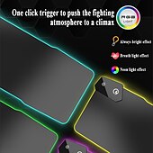 levne Podložky pod myš-vysoce kvalitní multifunkční voděodolná gumová velká 15w ed rgb 4mm bezdrátová nabíječka herní kancelářský koberec podložka pod myš