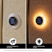 preiswerte Landschaftslichter-Solar-Untergrundleuchte, 28 LEDs, wasserdicht, für den Außenbereich, Rasenleuchte, Deckleuchte, in den Boden eingelassene Solar-Terrassenlampe, LED-Garten, Hof, Rasen, Gehweg, Dekor, Solar-Wandleuchte