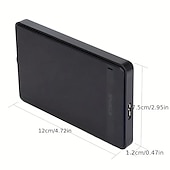 cheap Computer Peripherals-2.5 Inch SATA To USB 3.0 SSD HDD Enclosure Tool Free External Hard Disk Casing Hdd Case Hard Disk CaseOptimized For SSD Support UASP SATA III