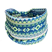abordables Accessoires de coiffure-Bandes de cheveux pour femmes, motifs imprimés africains, large bord, nouage élastique, bandeaux de sport, de yoga, couvre-chef pour femmes, accessoires pour cheveux