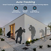 economico Videocamere di sorveglianza per esterni-telecamera wifi visione notturna esterna doppio schermo rilevamento umano 3mp protezione di sicurezza telecamera ip di sorveglianza cctv