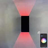 abordables luces de pared al aire libre-Iluminación para pared exterior Metal Luz de pared IP65 85-265V
