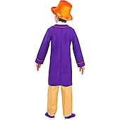 cheap Boys&#039; Costumes-Charlie and the Chocolate Factory Charlie Willy Wonka Cosplay Costume Halloween Group Family Costumes Kid&#039;s Boys Cosplay Halloween Halloween Carnival Masquerade Easy Carnival Costume