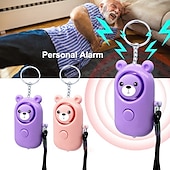 cheap Security Sensors &amp; Alarms-Personal Safety Alarm, 130dB High-frequency Alarm With LED Light For Women Elderly, Suitable For Outdoor Survival And Emergency