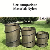 abordables Vêtements de plein air-Sac de jardinage pliable de 30 gallons, poubelle de camping, poubelle escamotable/poubelle de recyclage, poubelle de voiture, sac poubelle réutilisable pour l&#039;extérieur, jardin, cour, poubelle de recyclage pliable pour camping
