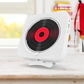 Χαμηλού Κόστους Ηχεία-Kc-909 φορητό cd player ενσωματωμένο ηχείο στερεοφωνικό cd player με διπλή υποδοχή ακουστικών 3,5 χιλιοστών led οθόνη led επιτοίχιας συσκευή αναπαραγωγής μουσικής cd με τηλεχειριστήριο IR υποστηρίζει