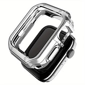 Недорогие Чехлы для умных часов-Чехол для часов Совместим с Apple Watch Ultra 49mm / Series 8 7 41mm 45mm / Series 6 5 4 SE 40mm 44mm Устойчивый к царапинам Полное покрытие бампера Все вокруг защитное ТПУ Часы Крышка