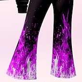 billiga Flickans 3D Vision &amp; Skinande-Flickor 3D Hjärta Set Sweatshirt &amp; Flare Pants Set Långärmad 3D-tryck Höst Vinter Aktiv Mode Dagligen Barn 4 år + Rund hals Utomhus Semester Datum Normal
