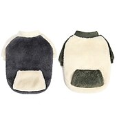 cheap Coats-Dog Cat Coat Jacket Fashion Casual Winter Warm Breathable Soft Washable Comfortable Casual Daily Dog Clothing for Bichon Frise Pomeranian Baby Pet Papillon Small