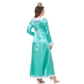  Cosplay-kostym prinsessan Peach Super Bros Cosplay Vuxna Dam Karnival Maskerad Mardi Gras Karnival Halloween Prestanda Klä ut