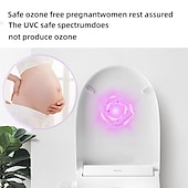 cheap Household Appliances-Toilet Deodorizer With Incense Home Generation Mini Air Purifier LED Ultraviolet Toilet Disinfection Lamp Uvc Germicidal Lamp