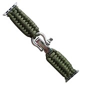baratos Pulseiras de Apple Watch-1 pacote Corda trançada artesanal Compatível com Pulseira Apple Watch 38mm 40mm 41mm 42mm 44mm 45mm 49mm Entrançado Elástico Ajustável Tecido pulseira de substituição para iwatch Ultra 2 Series 9 8 7