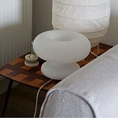 cheap Bedside Lamp-Creative Design Donut Atmosphere Lamp Plug- in Control Use Table Lamp Modern Night Lamp for Bedside Bedroom Or Warm Decoration