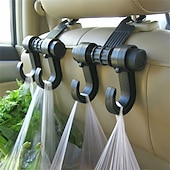 cheap Car Organizers-Universal Car Seat Back Storage Hook Sundries Hanger Bag Holder Multifunction Car Hooks Vehicle Storage Organizer